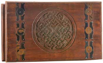 Celtic Knot Wooden Chest