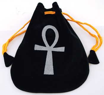 Ankh Velveteen Bag 5"