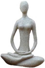 8" Lotus Yoga Goddess